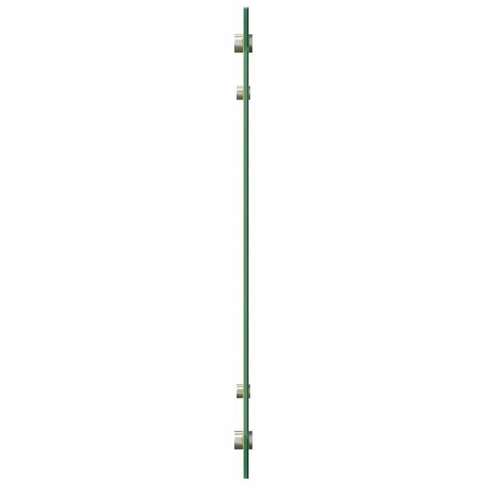 Kjøkkenbakplate 2 pcs Gul 80 x 50 cm herdet glass