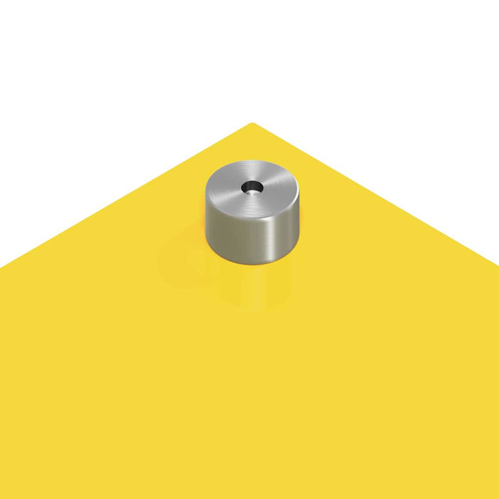 Kjøkkenbakplate 2 pcs Gul 90 x 50 cm herdet glass