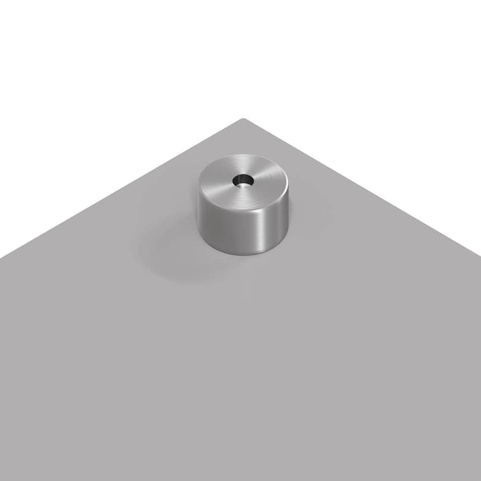 Kjøkkenbakplate 2 pcs Lysegrå 110 x 60 cm herdet glass