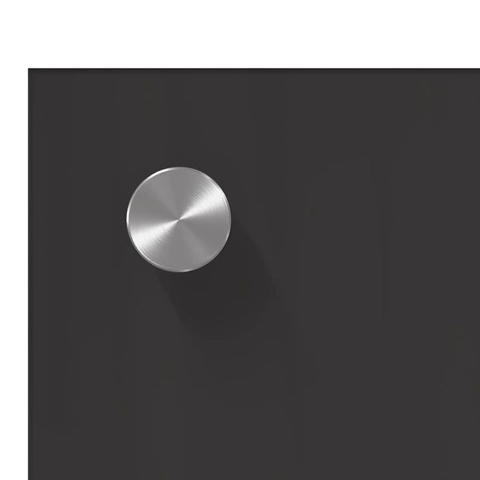 Kjøkkenbakplate 2 pcs Mørkegrå 120 x 50 cm herdet glass