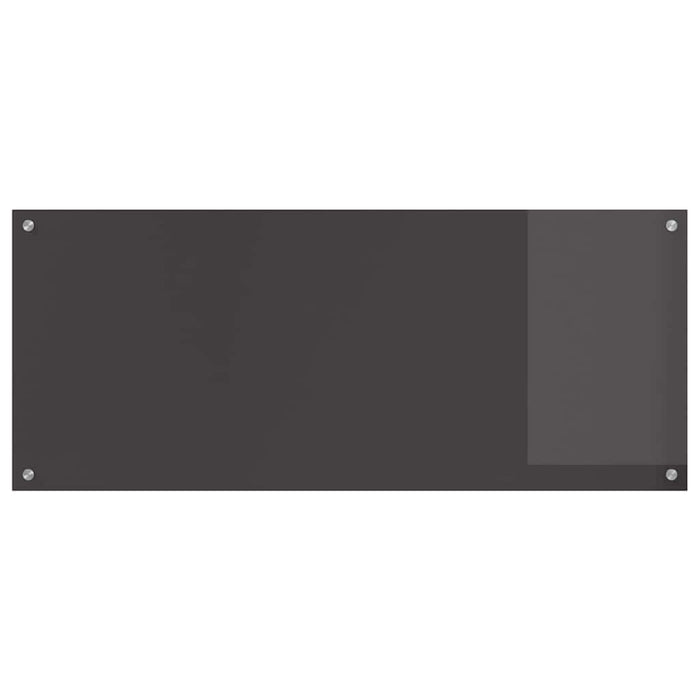 Kjøkkenbakplate 2 pcs Mørkegrå 120 x 50 cm herdet glass