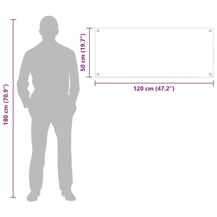 Kjøkkenbakplate 2 pcs Mørkegrå 120 x 50 cm herdet glass