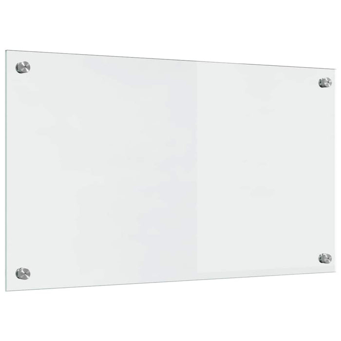 Kjøkkenbakplate Gjennomsiktig 70 x 40 x 0,8 cm herdet glass