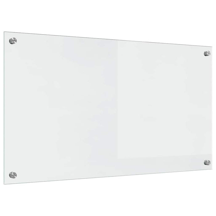 Kjøkkenbakplate Gjennomsiktig 90 x 50 x 0.8 cm herdet glass