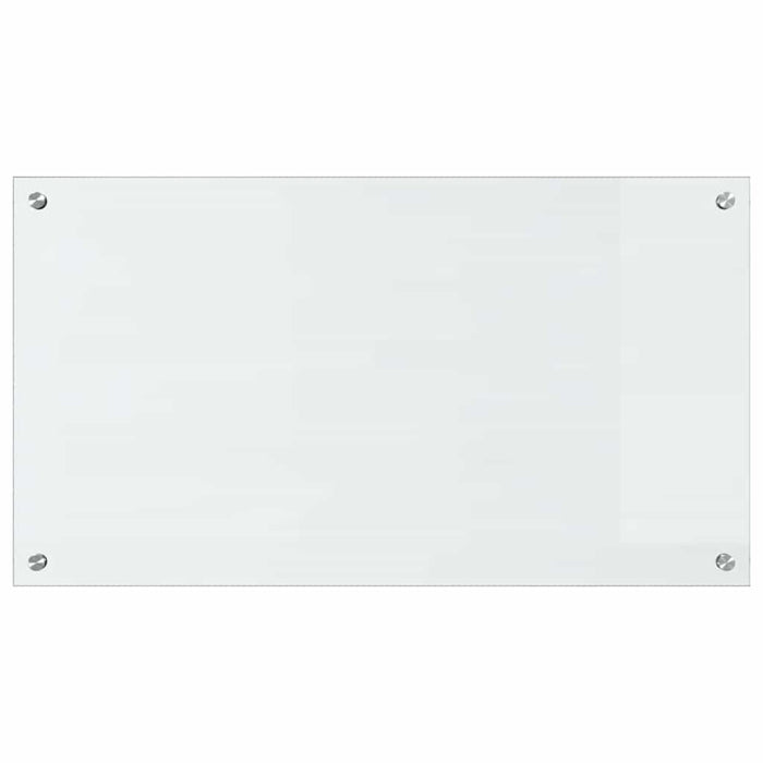 Kjøkkenbakplate Gjennomsiktig 90 x 50 x 0.8 cm herdet glass
