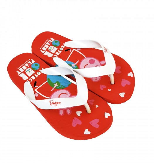 Peppa Gris - Flip Flops (rød)