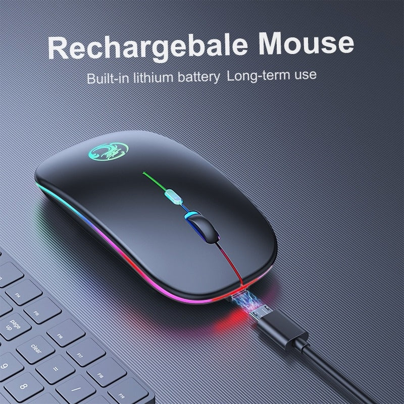 Trådløs PC-mus med LED lys