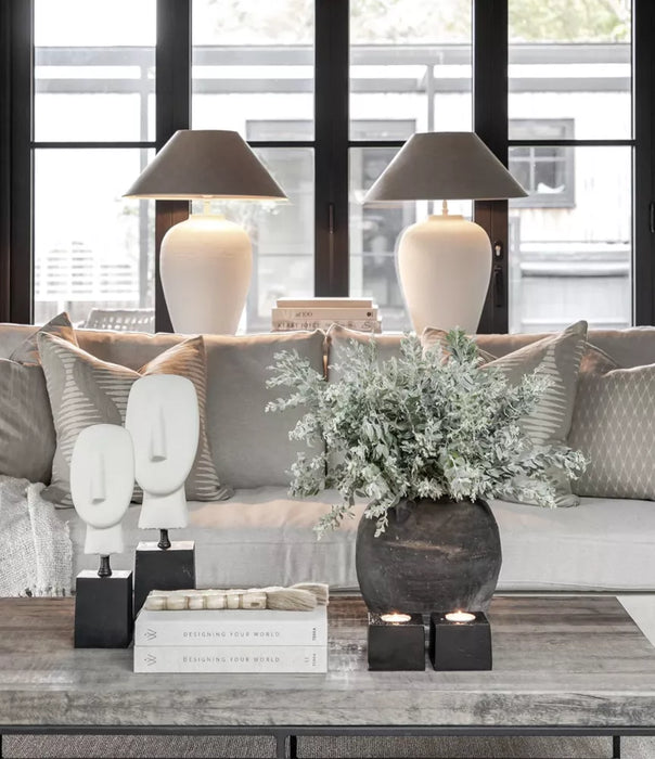 Artwood Valmiki Hvit Figur 52x16cm