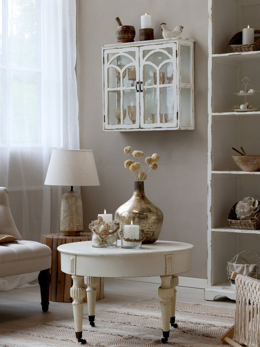 Veggskap med 2 dører fra Chic Antique i fargen hvit 41070819