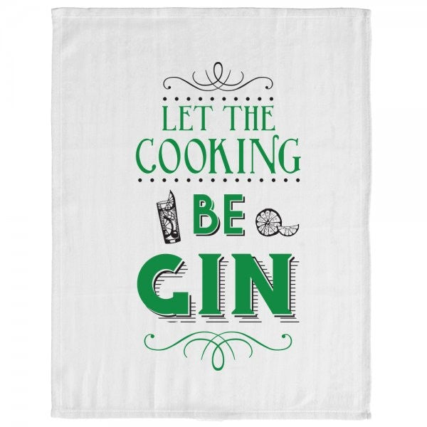 Cooking be gin kjøkkenhåndkle