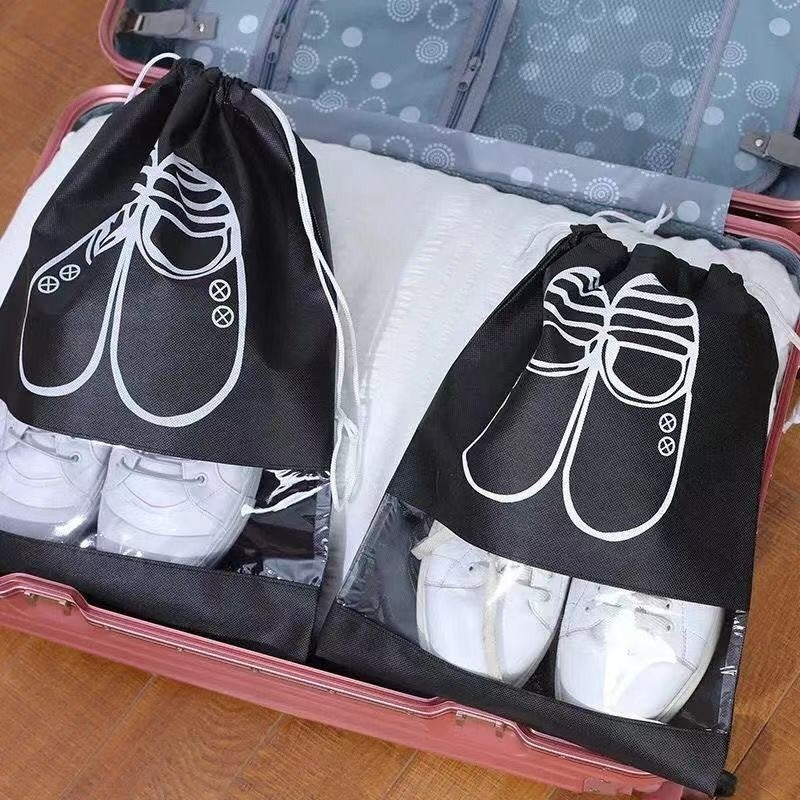 Pakkeposer til sko- 5 pakning (sorte)