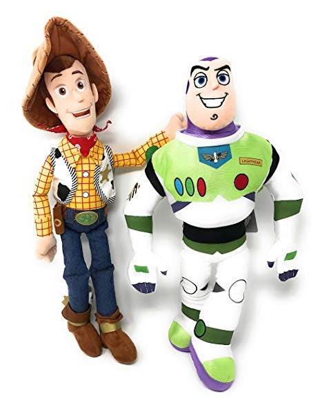 Toy Story 4 Woody, Buzz og Jess tøydukke