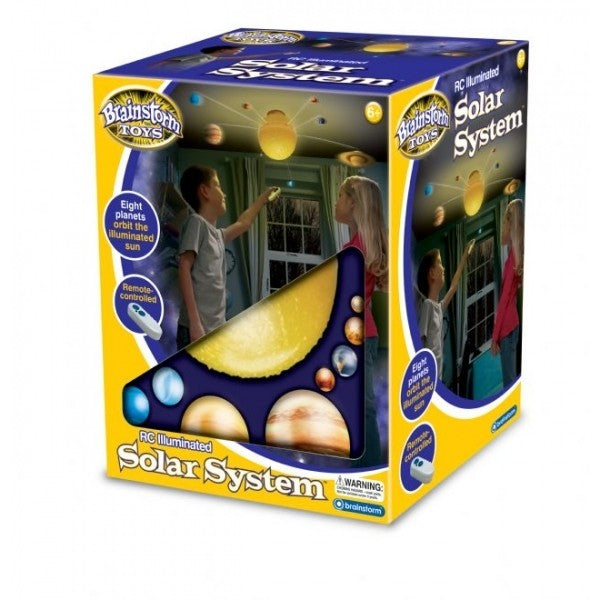 Brainstorm - Solsystem lampe m/ fjernkontroll