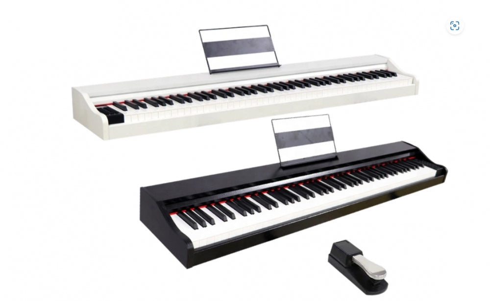 Keybord i sort eller hvit