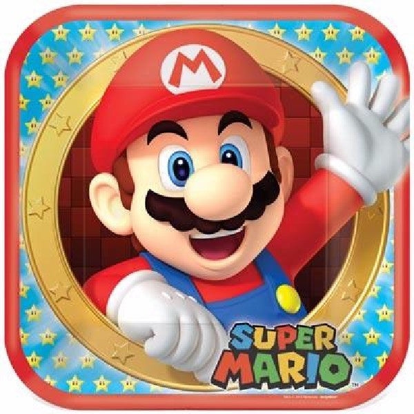 Super Mario tallerken 23 cm