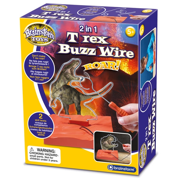 Brainstorm - 2 i 1 T- Rex Buzz Wire