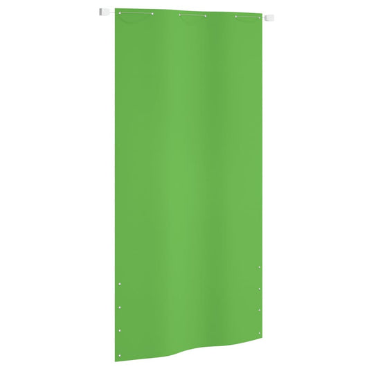 Balkongskjerm lysegrønn 120x240 cm oxfordstoff